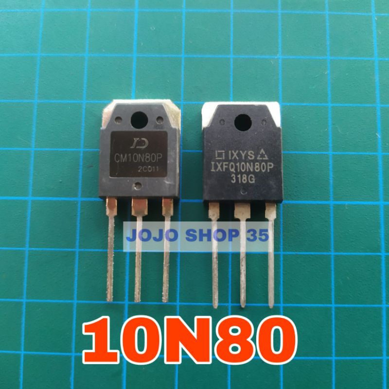 10N80 10A/800V Mosfet 10N80 body besar 10n80 10N80P 10n80p  harga 1pc kirim random