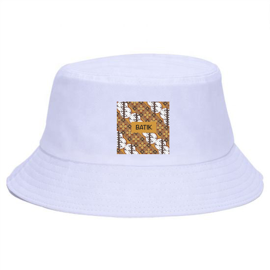 topi bucket premium desain batik