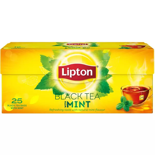 Teh Lipton Black Tea Mint (Peppermint) | 25 Tea Bags