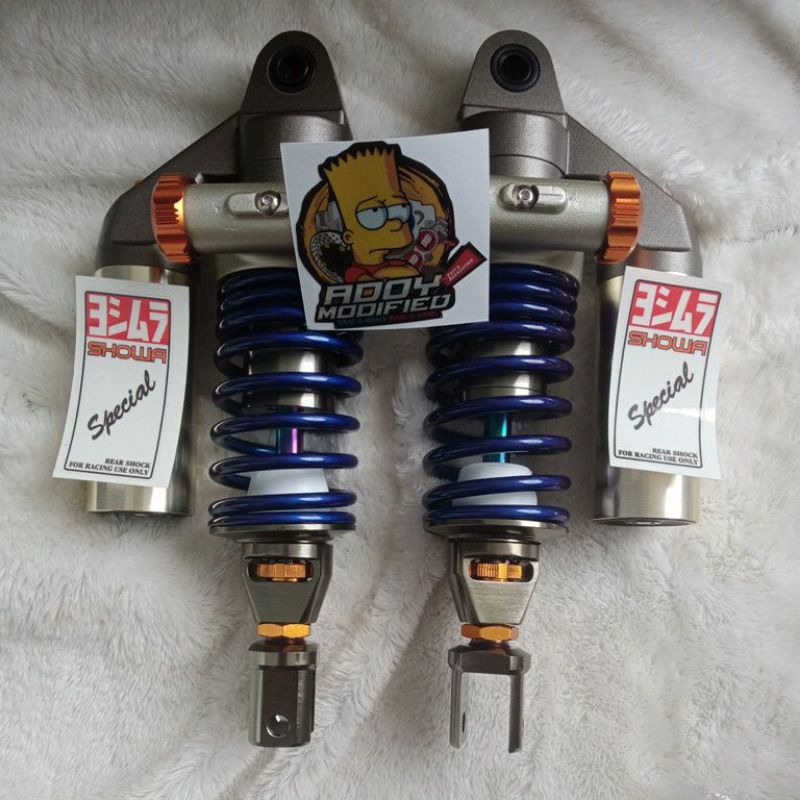 Shock showa stel cnc blue size 280mm Nouvo original thailand