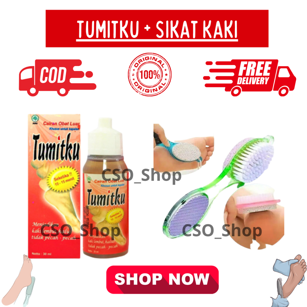 ❤CSO_SHOP❤ Paket Penghalus Tumit Kaki Pecah/Kapalan - Sikat Kaki Pecah2 dan Kering - Set Pedicure Tu