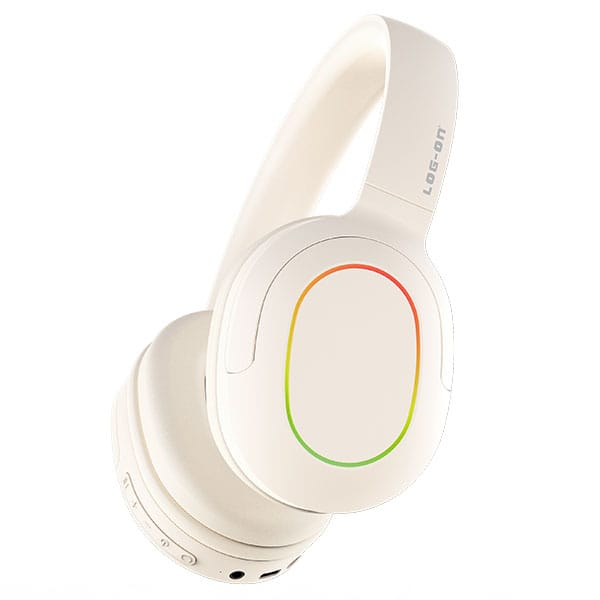 LOG-ON BLUETOOTH HEADPHONE GAMING HEAR ON 8 LO-HP8, BLUETOOTH 5.3 POWERFULL BASS BY SMOLL