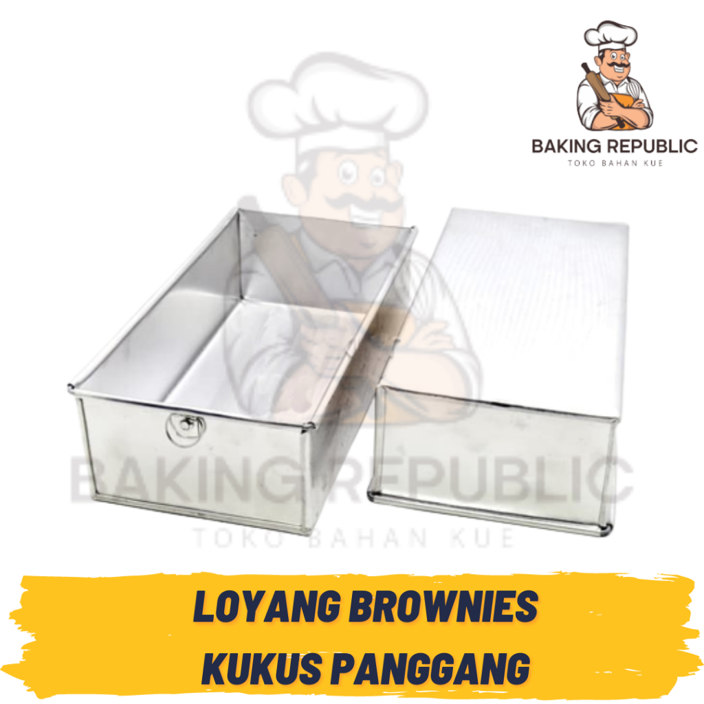 LOYANG BROWNIES KUKUS PANGGANG | TINGGI 4 CM