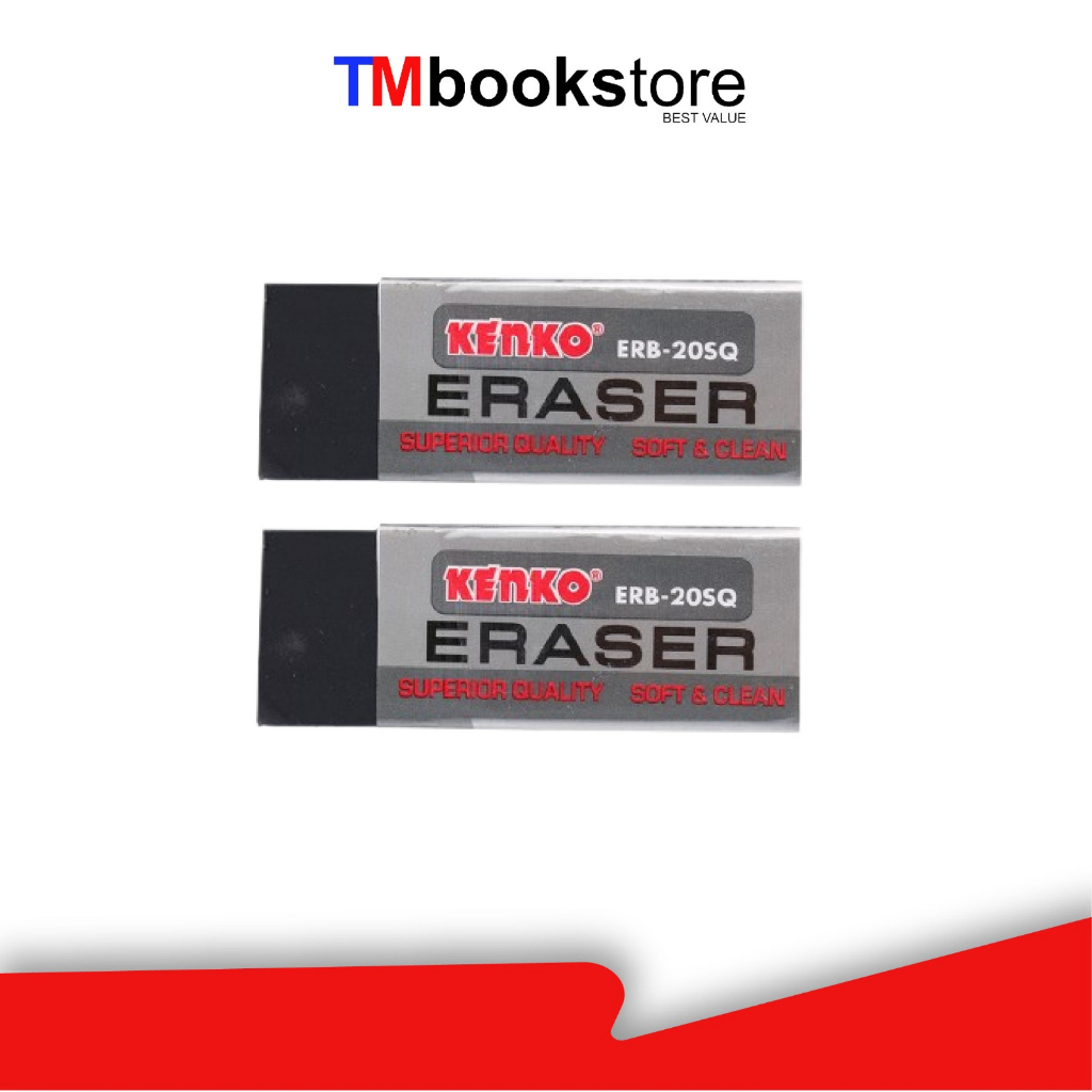 

ERASER ERB-20 SQ BLACK @20 KENKO