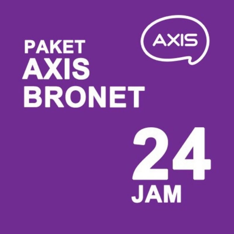 Paket Data Axis Bronet 1,5gb 2gb 3gb 5gb 8gb 12gb 16gb 20gb Full 24 jm