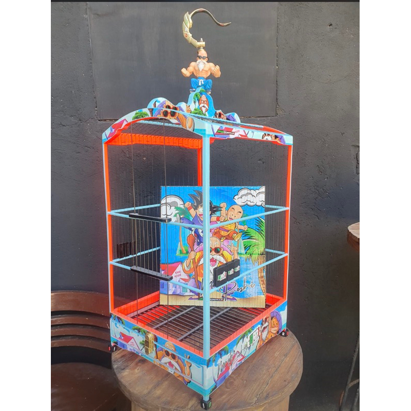 KANDANG NO.2 SANGKAR BRO READY JERUJI SENAR/FIBER