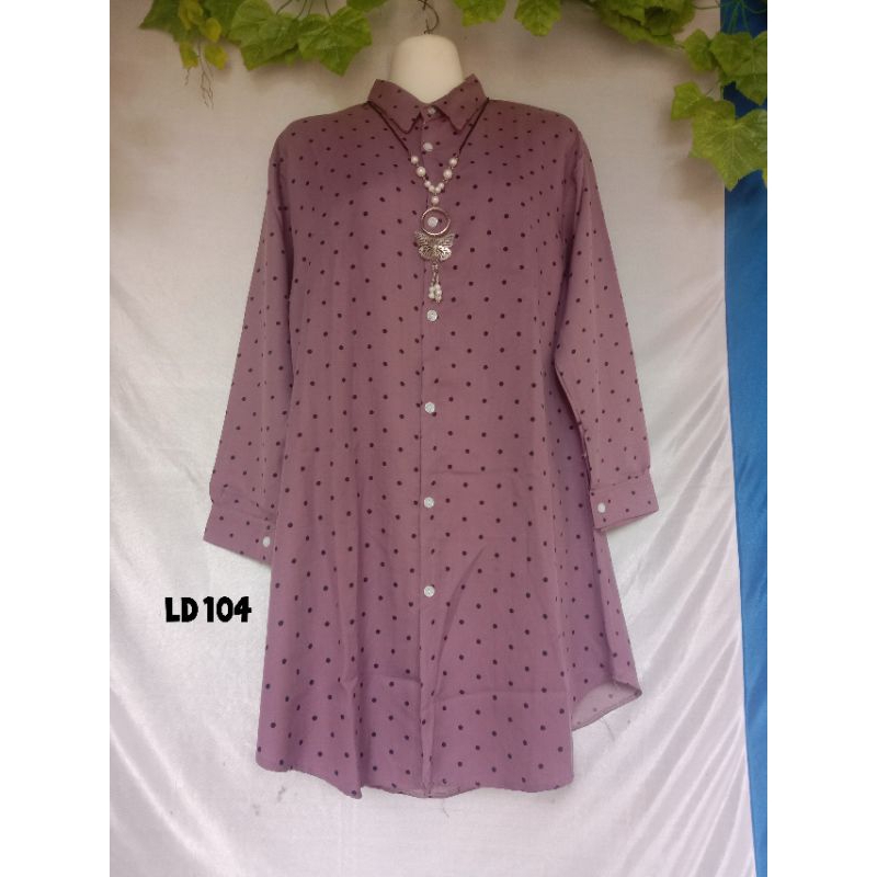 LONG TUNIK POLOS DAN MOTIF KEKINIAN