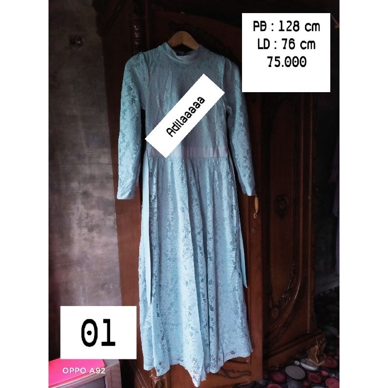Preloved gamis Murah brand Kienka.id, Pulchagalerry