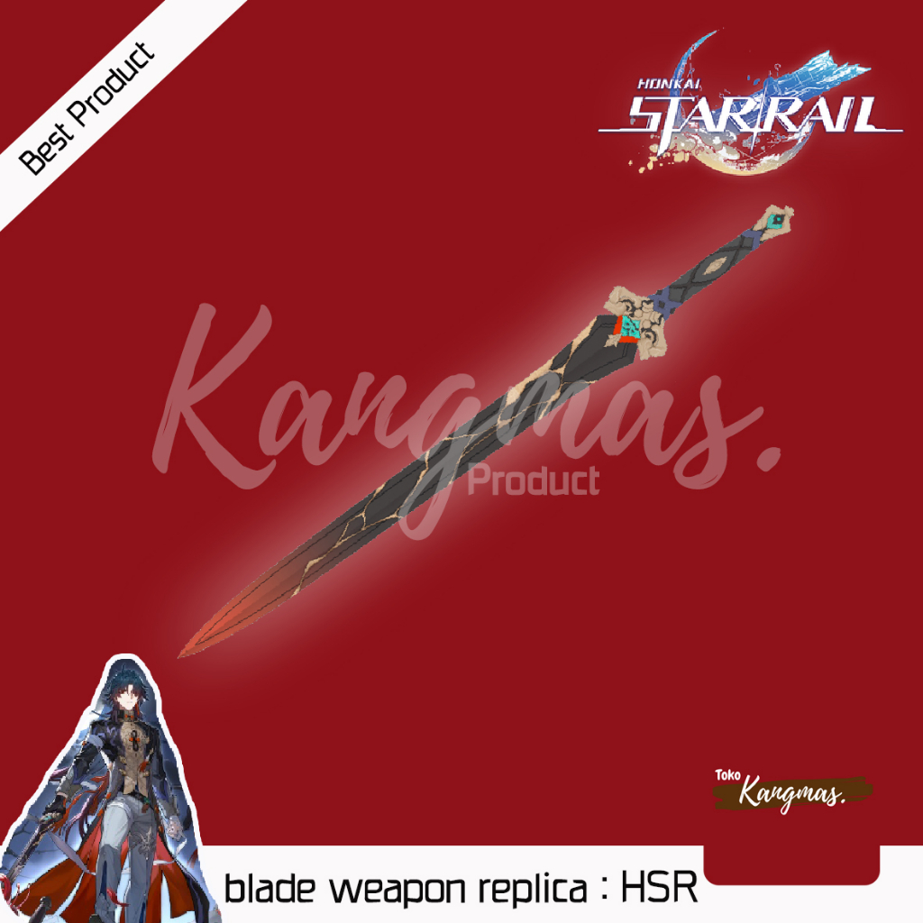 blade weapon replica honkai star rail / hsr cosplay / honkai star rail weapon cosplay