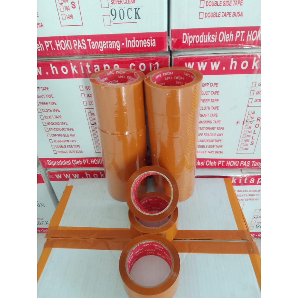 

LAKBAN COKLAT HOKI TAPE 4890