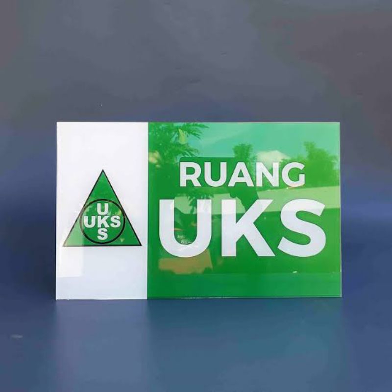 

Papan Identitas Ruang UKS Akrilik