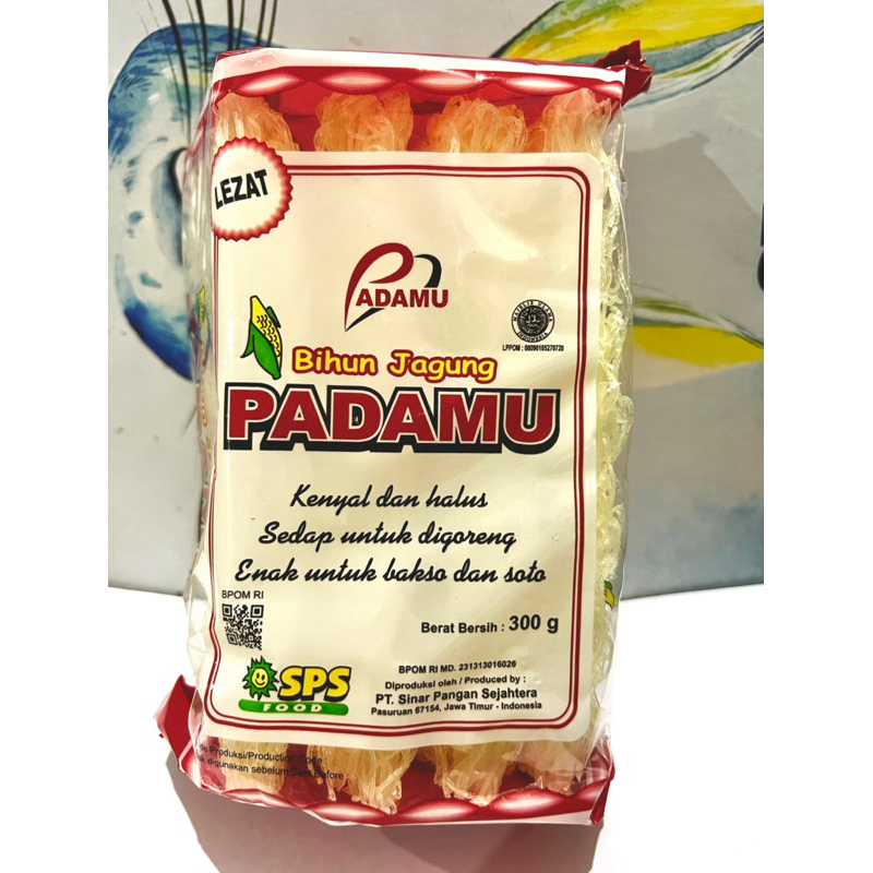 

BIHUN JAGUNG PADAMU 300 GR ( 1 PAK ISI 4 )