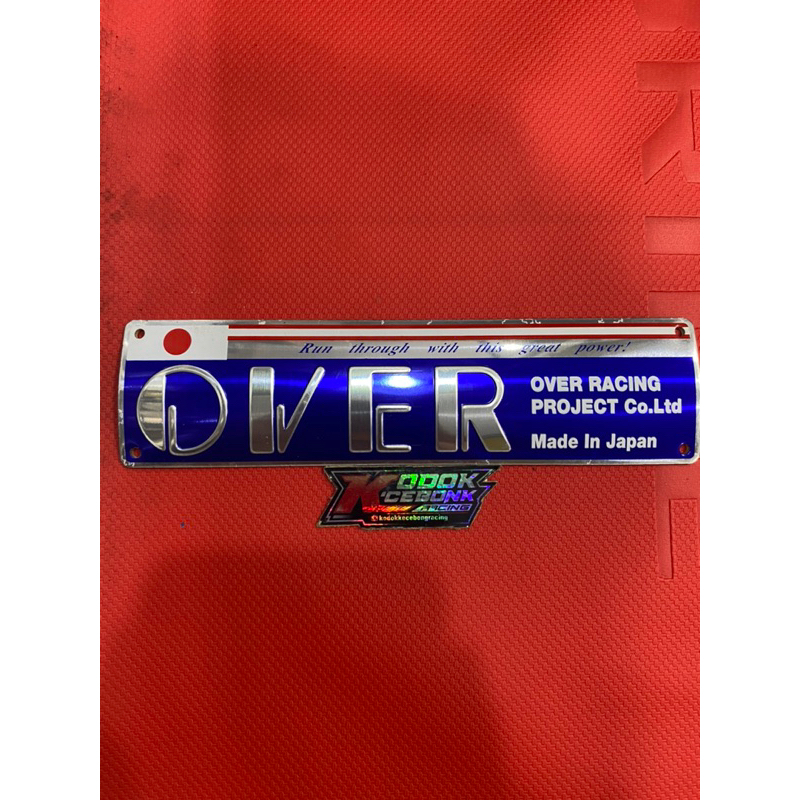 Emblem Knalpot Over Racing Japan product Rare Items Original