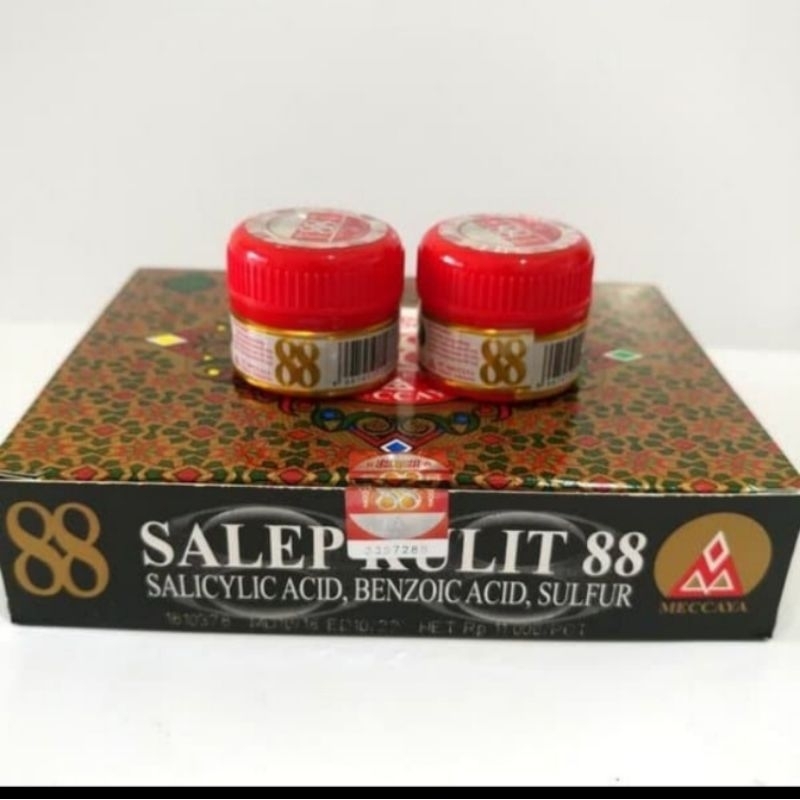 SALEP 88 ORIGINAL ASLI 6GR 1 BOX ISI @12POT UNTUK SAKIT KULIT