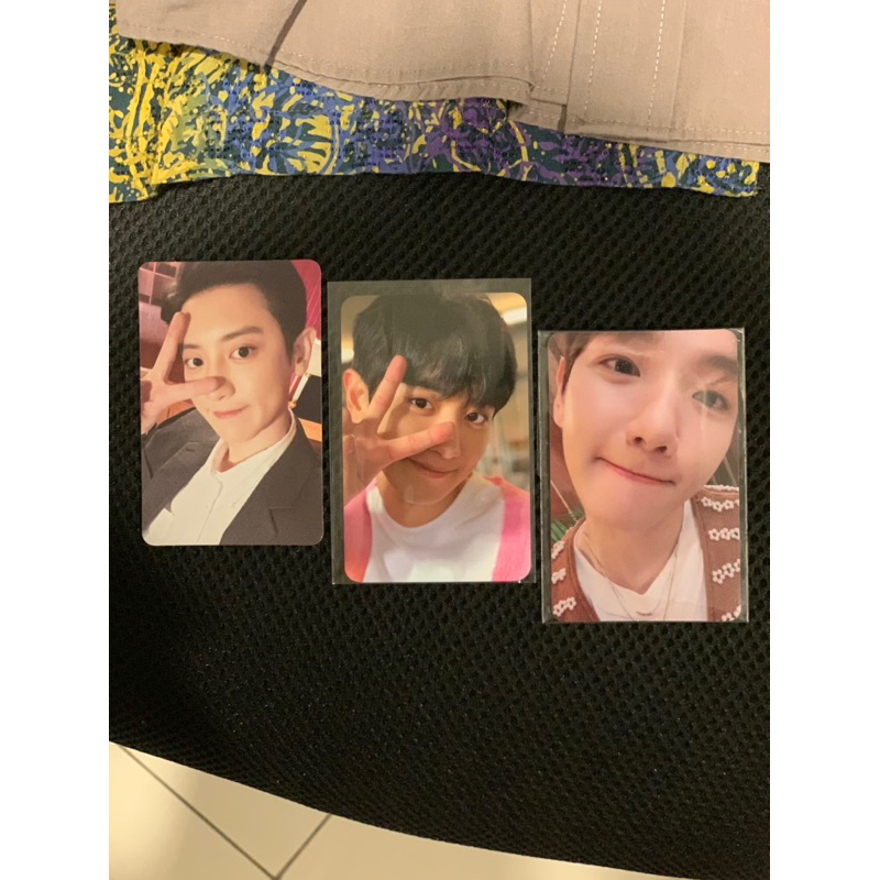 EXO Chanyeol PC Photocard 11th Anniversary MD Glow in The Dark Sticker Portrait Acrylic Stand Keyrin
