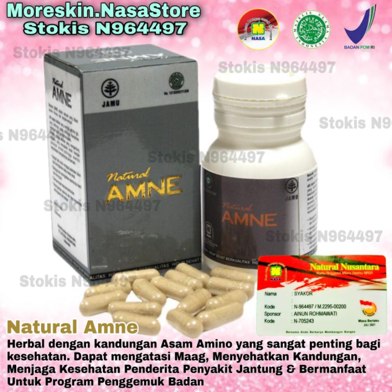 (Penggemuk) AMNE NASA Suplemen Penambah Berat Badan Herbal