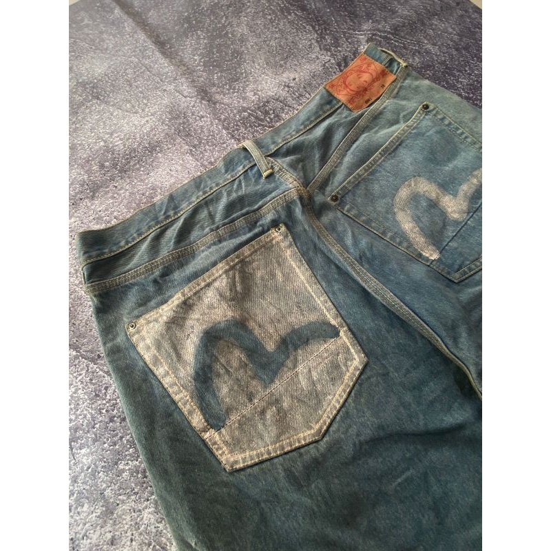 celana pendek evisu selvedge original japon