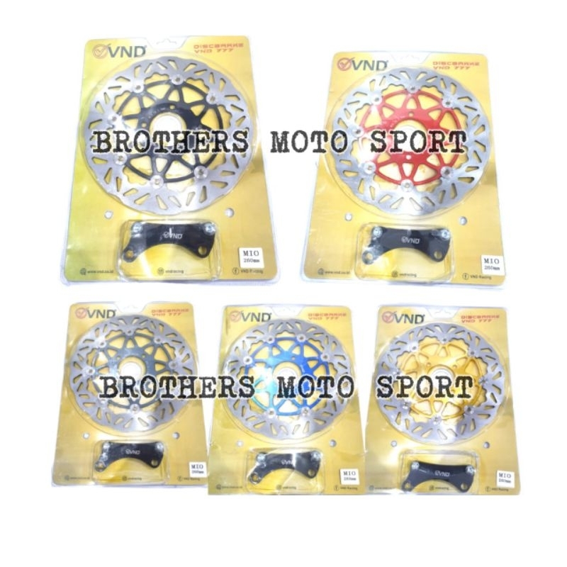 piringan depan vnd 777 mio disc brake vnd 260mm fino xride mio soul
