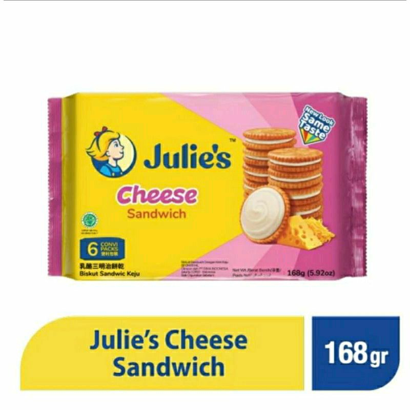 

Julie's Cheese Sandwich 168 g/ biskuit keju Julies