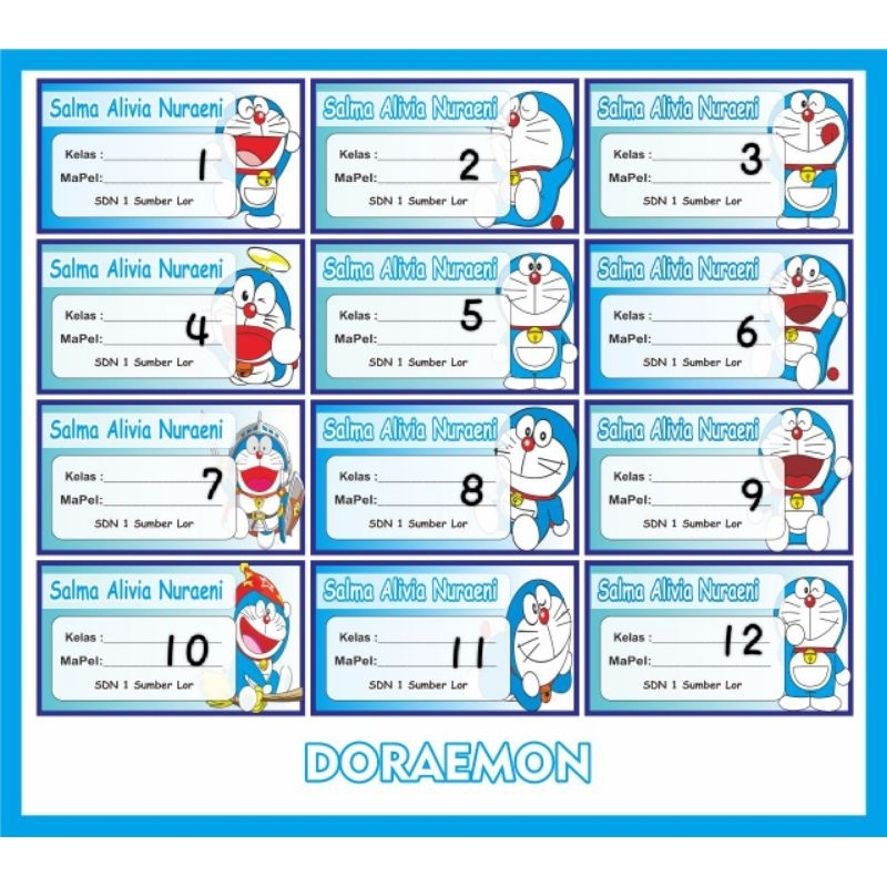 

Isi 20pcs/glossy/Stiker mapel/label buku pelajaran/ Stiker mata pelajaran/label Mapel