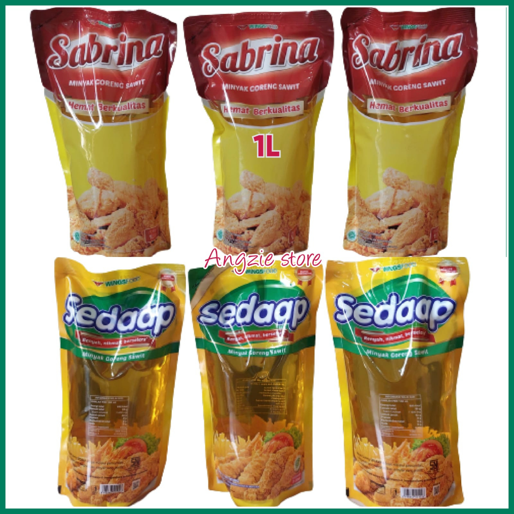 

Minyak goreng SEDAP SABRINA 1 Liter