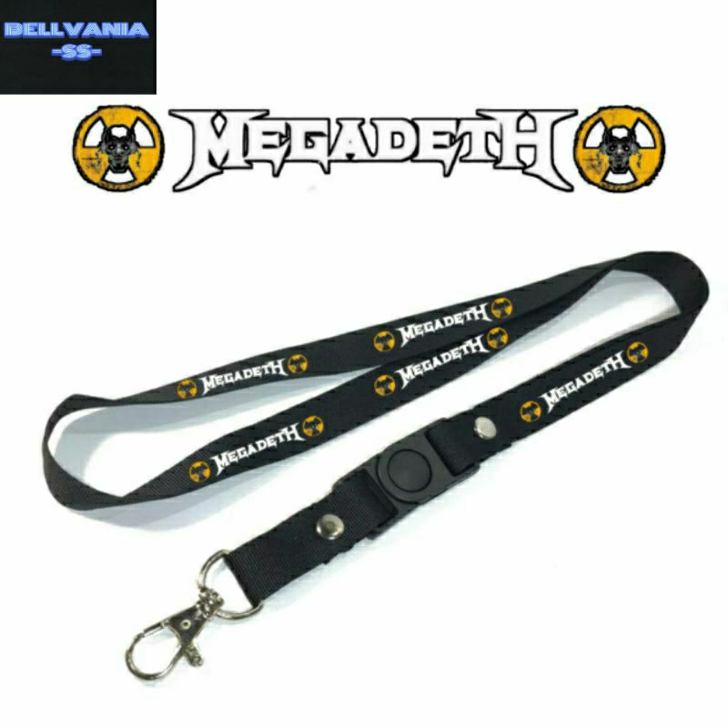 

TALI LANYARD MEGADETH | GANTUNGAN KUNCI | GANTUNGAN ID CARD | GANTUNGAN FLASDISK | GANTUNGAN BOTOL | GANTUNGAN