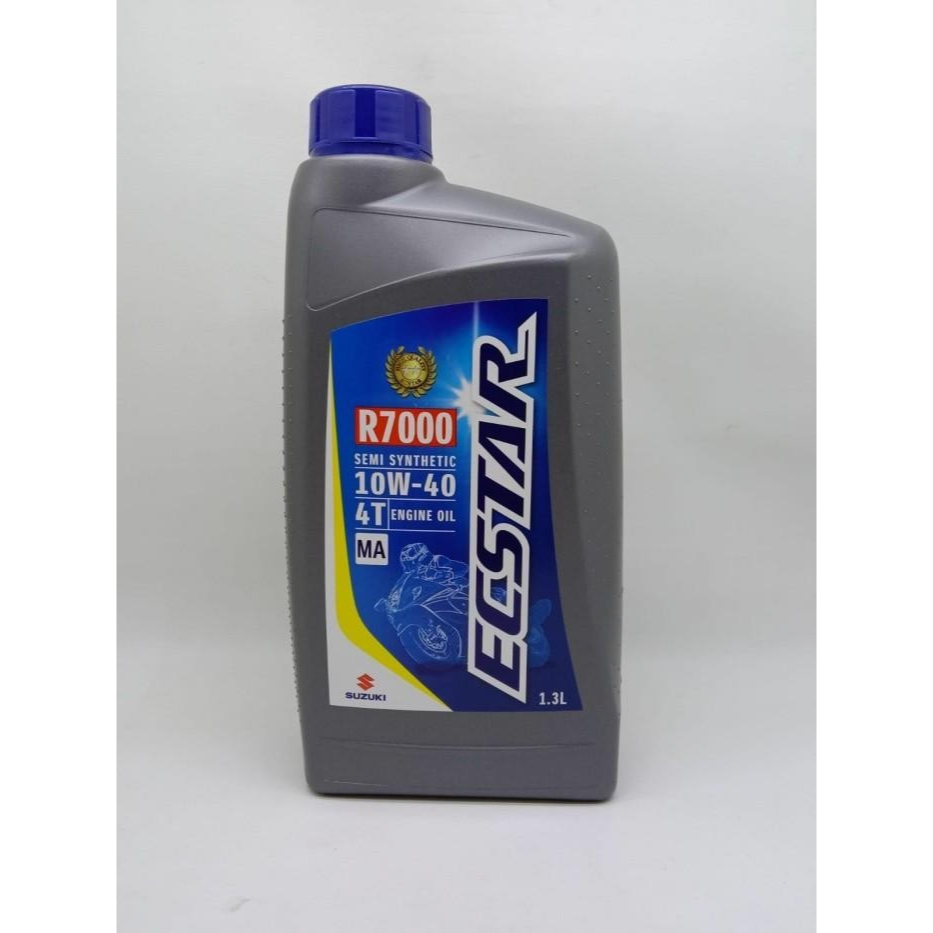 Oli Motor Suzuki Ecstar R7000 10W 40 1.3 Liter GXS Satria FU 150 FI