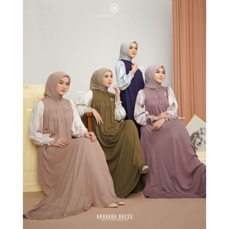 Ghavara Dress Nadheera Gamis Nadheera
