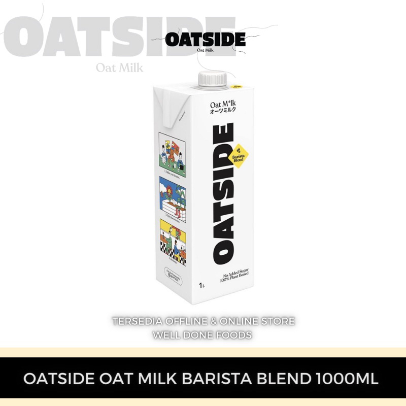 

Oatside Oat Milk Barista Blend 1L