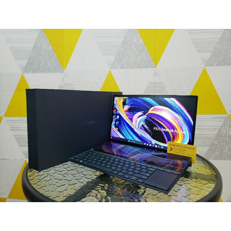 LAPTOP ASUS ZENBOOK DUO 14 UX482EG-KA551IPS SECOND LIKE NEW FULSET SIAP PAKAI