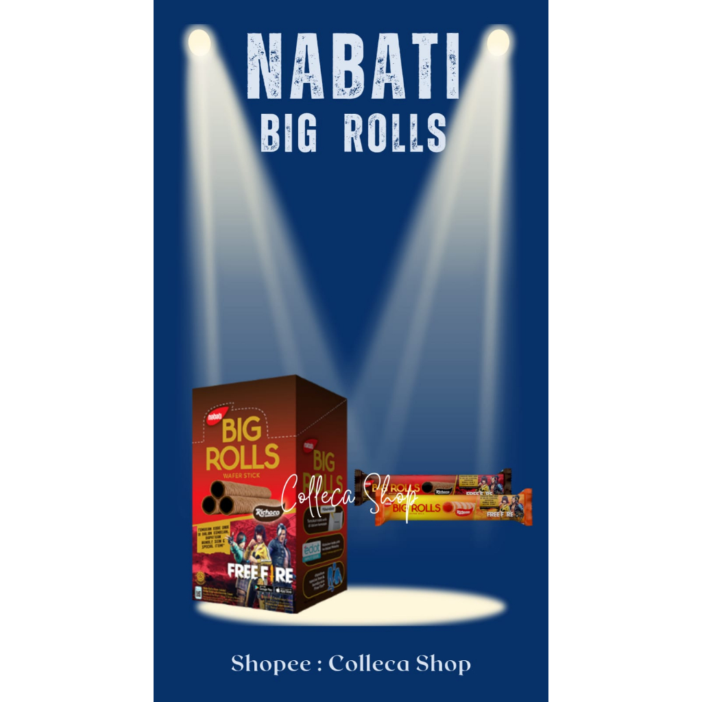 

Nabati Big Rolls 18 gram (1 pack isi 20 pcs)