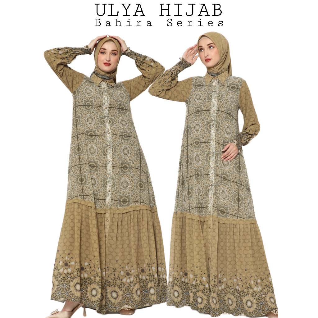 ULYA HIJAB I BAHIRA SERIES I BAJU SET SYARI I DRESS SYARI