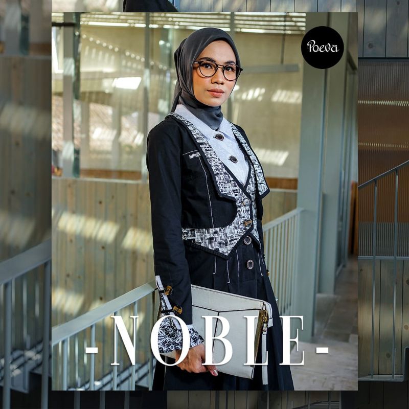 Gamis Poeva Noble TERLARIS Busana Kerja Muslimah