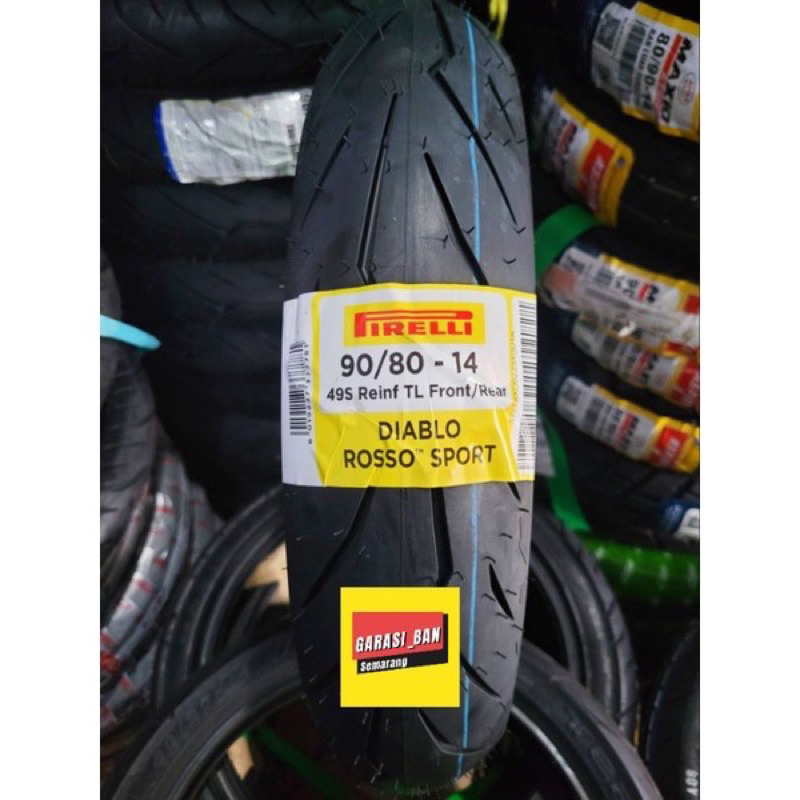 Ban Pirelli Diablo Rosso Sport 90/80 ring 14