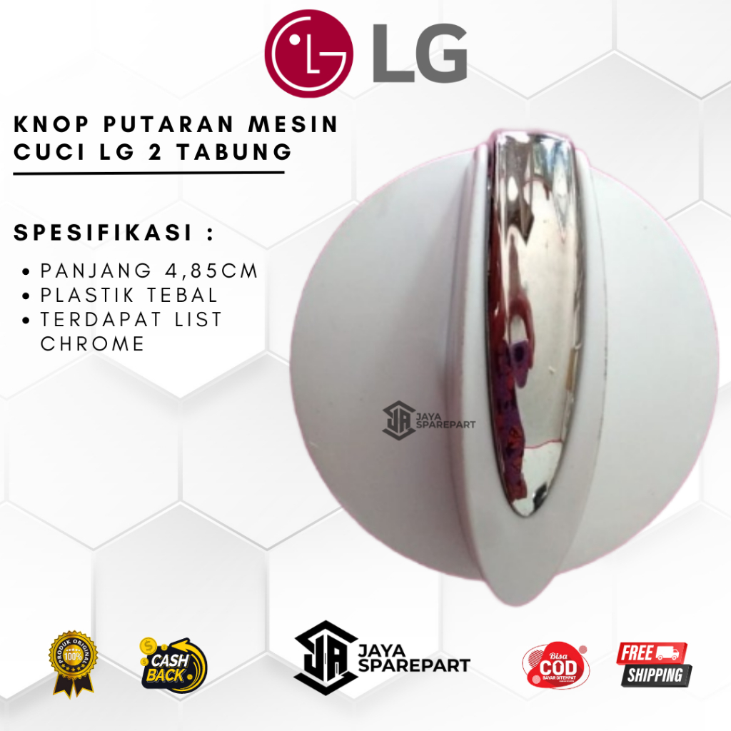 KNOP MESIN CUCI LG 2 TABUNG - TOMBOL MESIN CUCI LG - PEMUTAR TIMER MESIN CUCI LG  - KNOP LG
