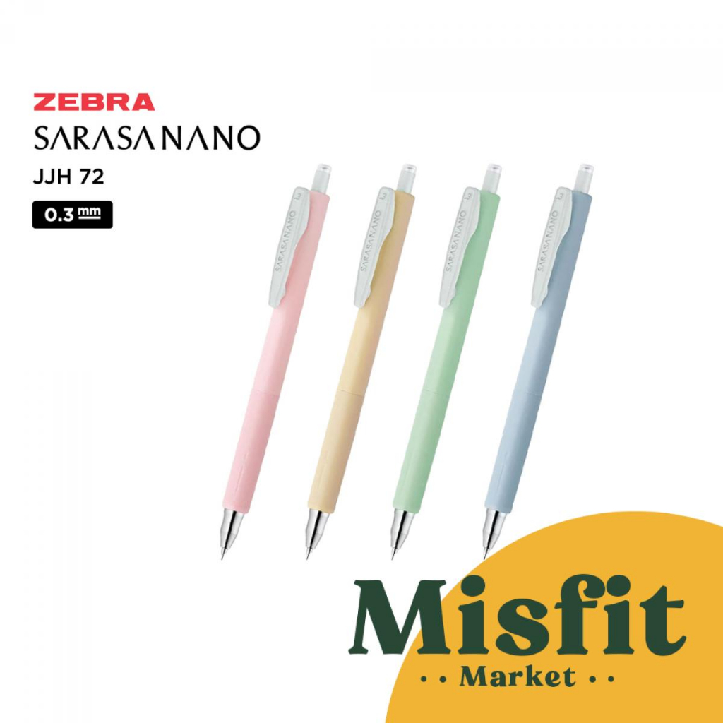 

Zebra Sarasa Nano Gel Pen 0.3 mm Smoke Color Series Ballpoint Limited Edition Pulpen Bolpoin