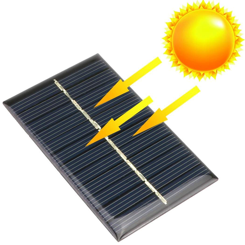 DIY Mini Solar Panel for Smartphone &amp; Powerbank 5V 1.1W 220MA Small Size Tenaga Surya Matahari