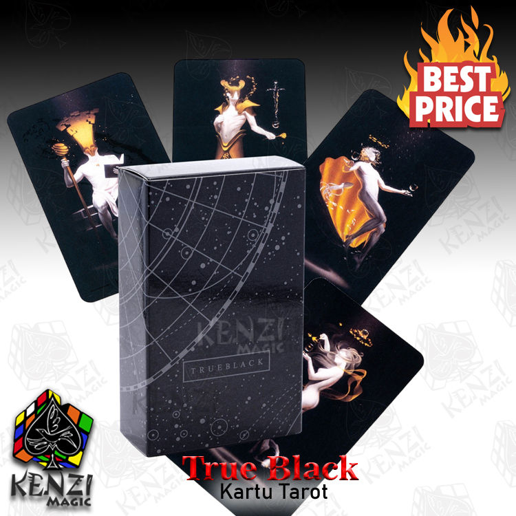 Kartu Tarot TrueBlack Ukuran Mini 78 Lembar