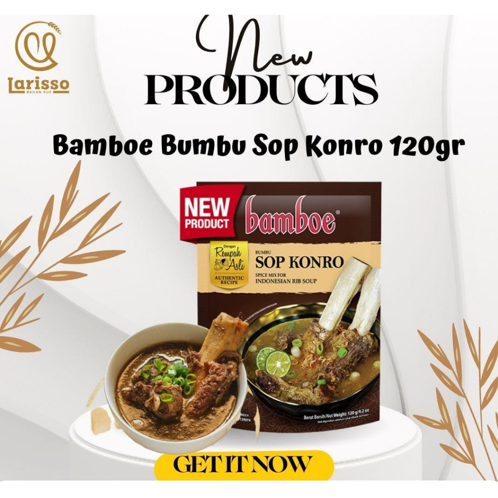 

BAMBOE BUMBU SOP KONRO / BAMBOE BUMBU MASAK 120GRAM