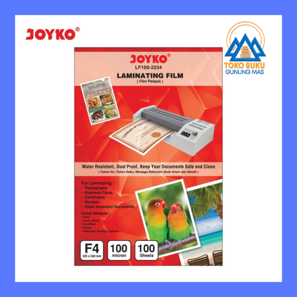 

KERTAS LAMINATING JOYKO
