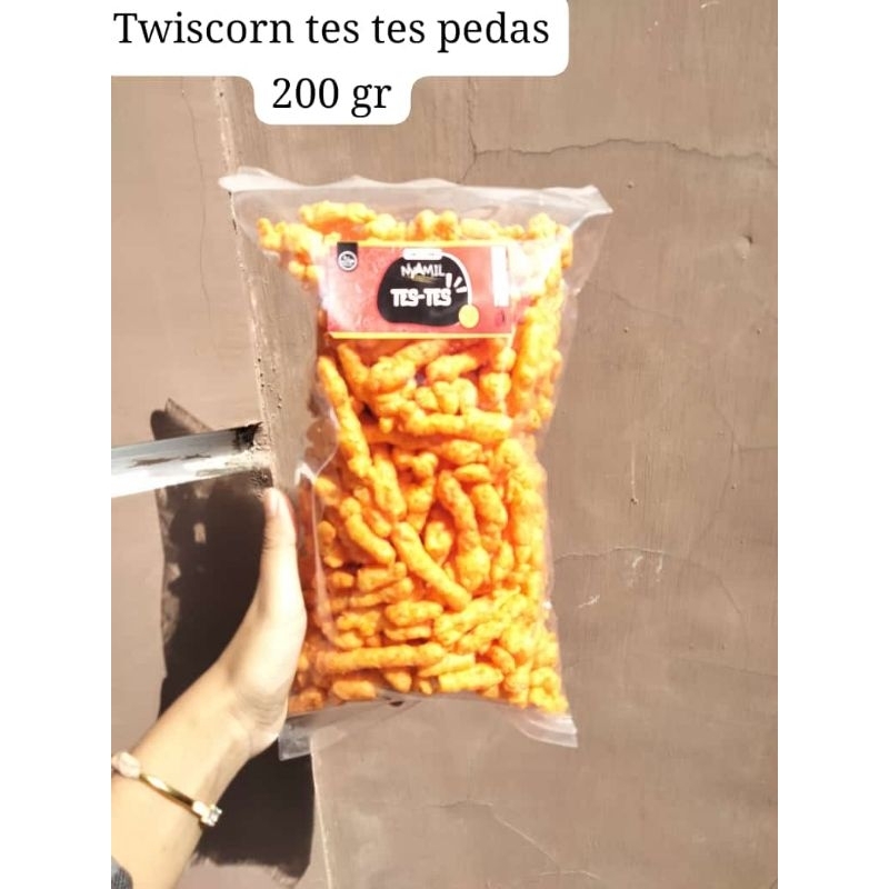 

testes twiscorn jagung pedas