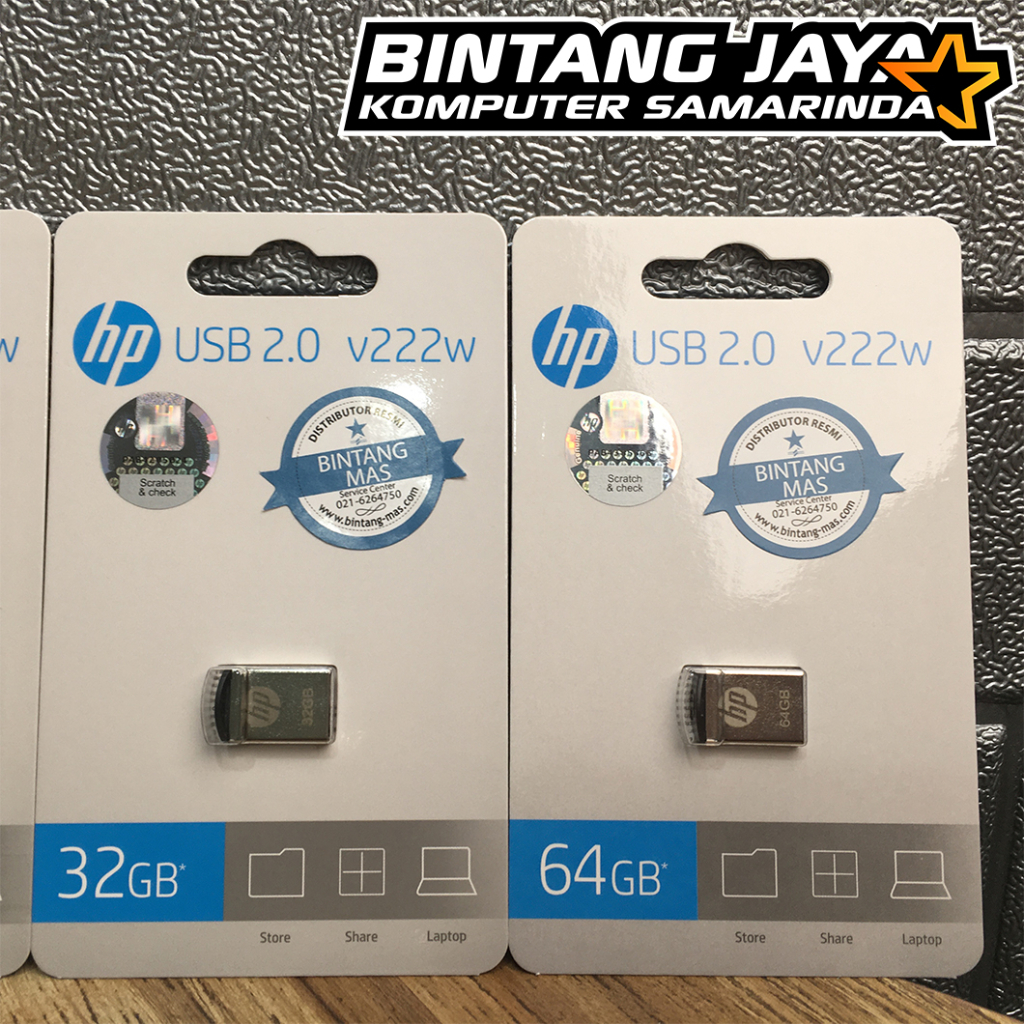 Flashdisk HP USB 2.0 v222w 8/16/32/64GB
