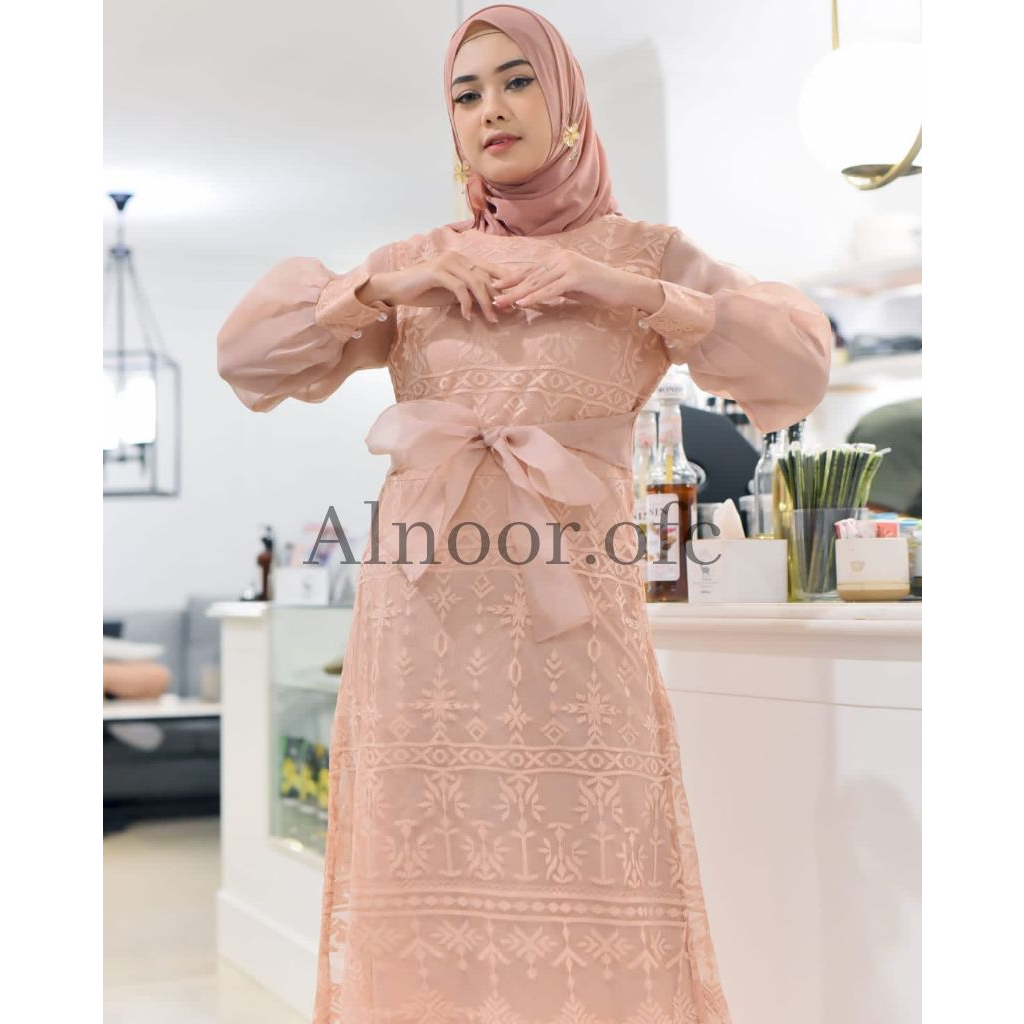 GAMIS BROKAT MODERN ELEGAN MEWAH BRIDEMAID KEBAYA LAMARAN PESTA TUNANGAN REMAJA KEBAYA HIJAB KEBAYA 