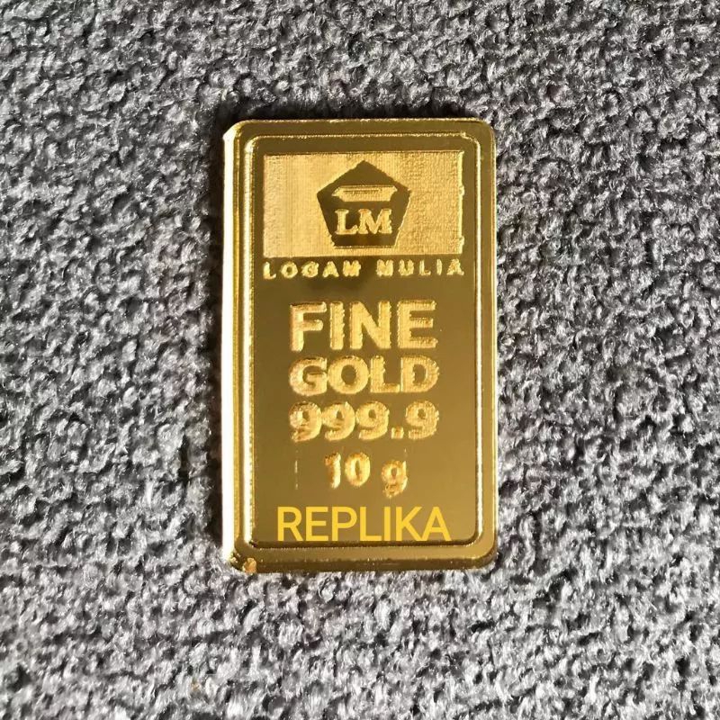 10g Replika Emas Tiruan (imitasi logam mulia) 1OOk