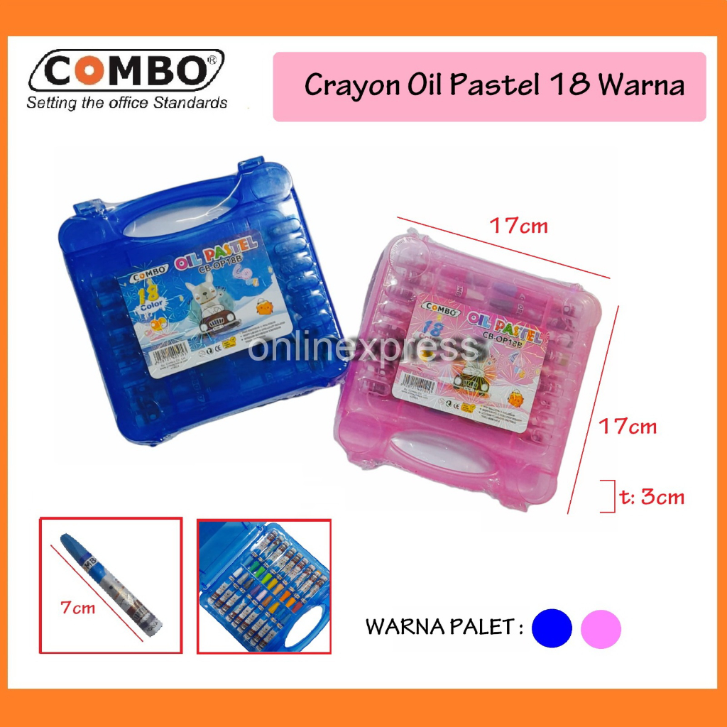 

Crayon Krayon / Oil Pastel Regular / pencil Warna Combo