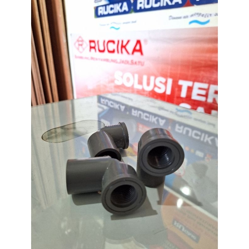 Elbow Drat Dalam PVC Rucika 1/2" AW