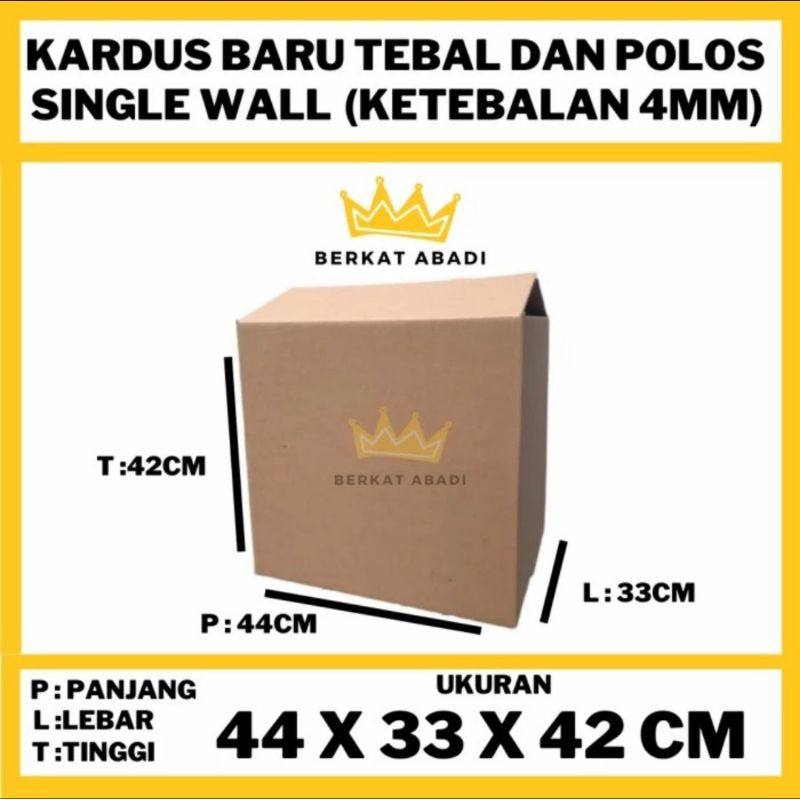 

KARDUS POLOS BESAR UK 44 X 33 X 42 CM