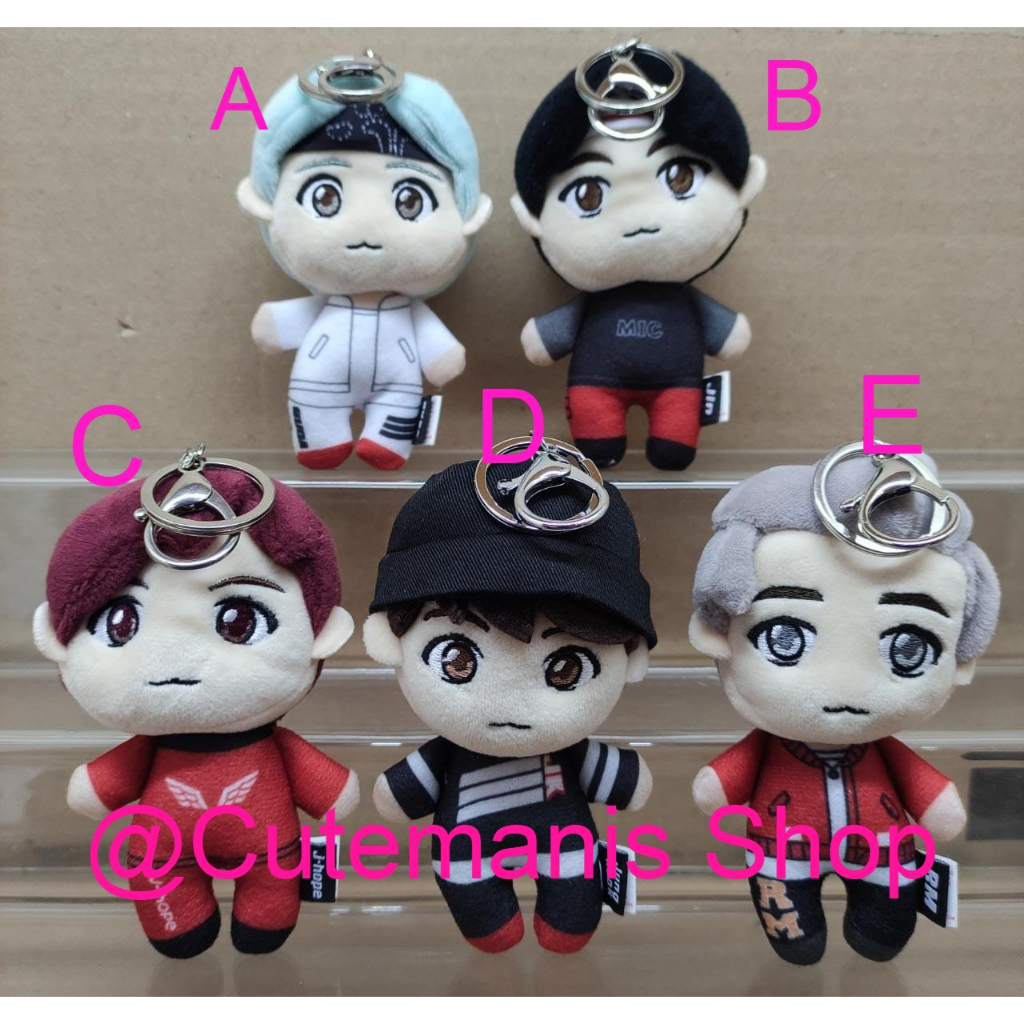 Gantungan Boneka BTS Mic Drop Plush Keychain TinyTAN Keychain