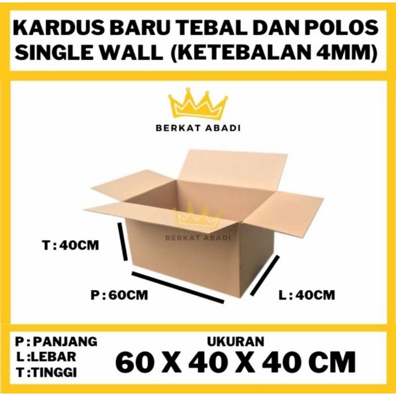 

KARDUS POLOS BESAR 60 X 40 X 40 CM TEBAL