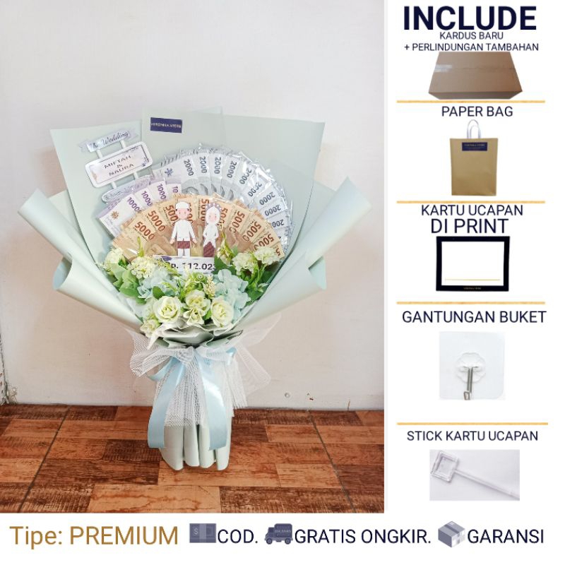 BUKET UANG HALAL NON RIBA – RAMY - BUCKET UANG  - MONEY BOUQUET ULANG TAHUN - BUKET JAJANAN BUKET WI